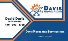 Davis Mechanical Business Card